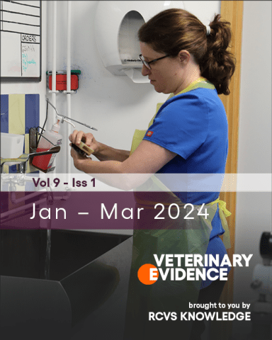 Cover veterinary evidence